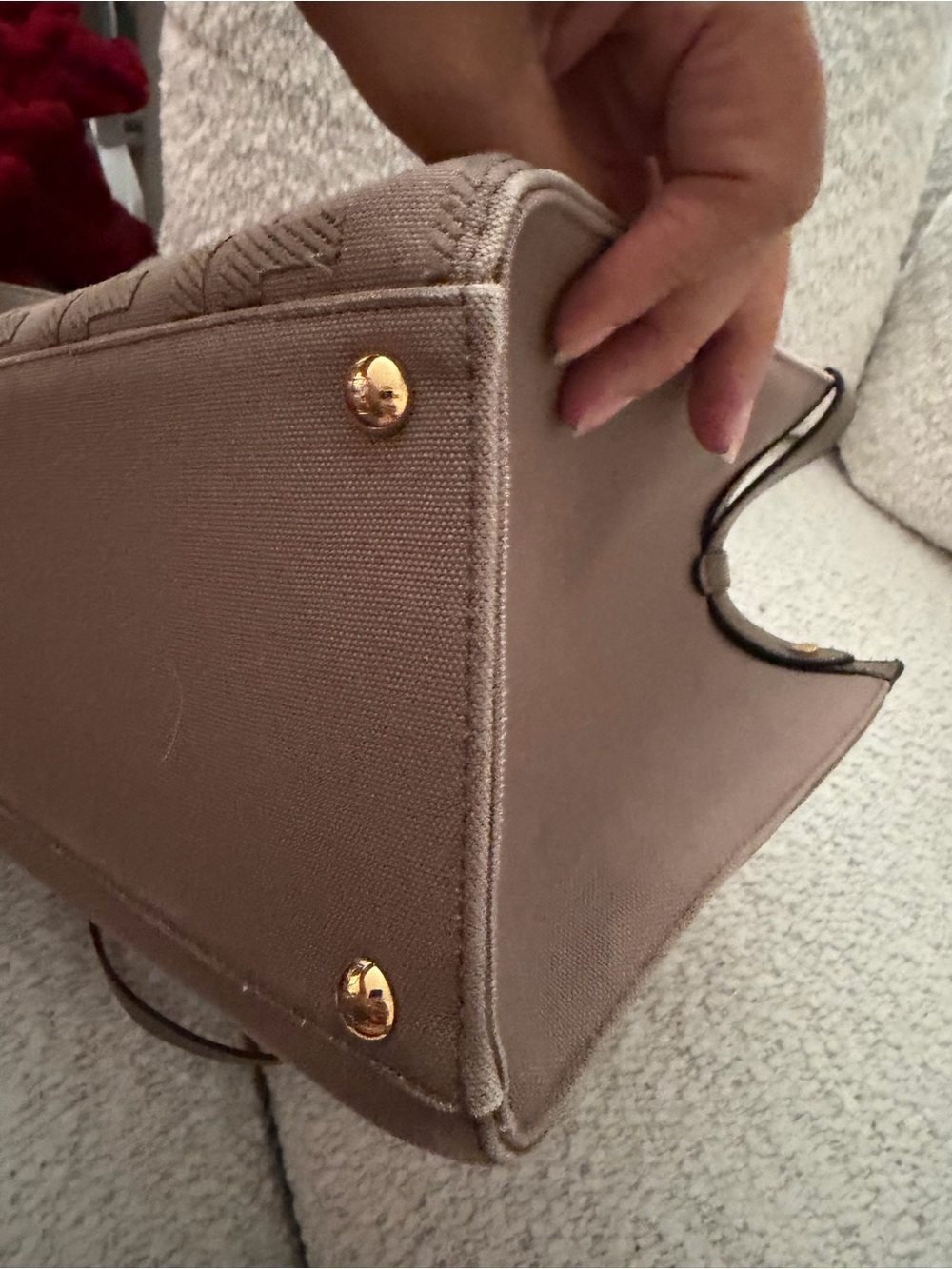 Fendi Brown Zucca Monogram Tote with Gold-Tone Hardware - Picture 13 of 15